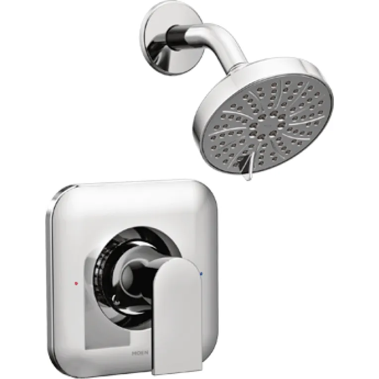 Replacement Chrome Trim Kit For Moen T2471 Genta LX Posi-Temp – Metal Valve Trim With Lever Handle
